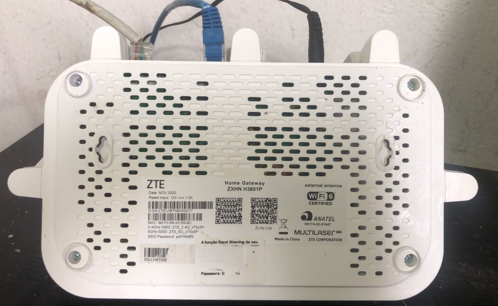 Miniatura 3 - Roteador 5 antenas Gigabyte + Fonte + Cabo